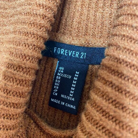 Forever 21 Turtleneck Thick Warm Sweater Medium - Picture 3 of 5